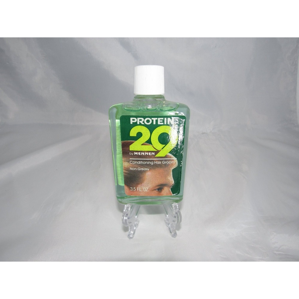 Mennen Protein 29 Conditioning Hair Groom 3.5oz Green Bottle
